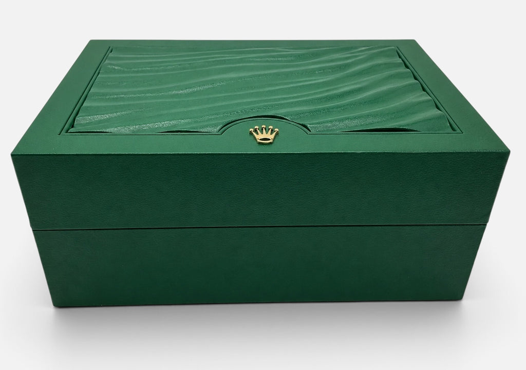 Genuine Rolex OEM Oyster M (Medium) 39139.01 Wave-Top Watch Box Set With Sleeve