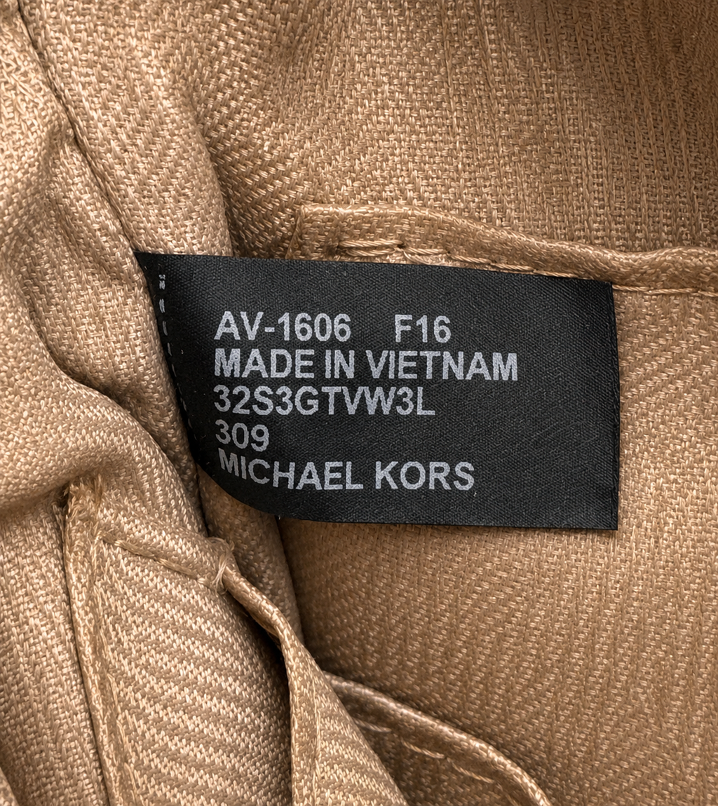 Michael Kors Jet Set Travel Leather Pochette – Moss Green (32S3GTVW3L)