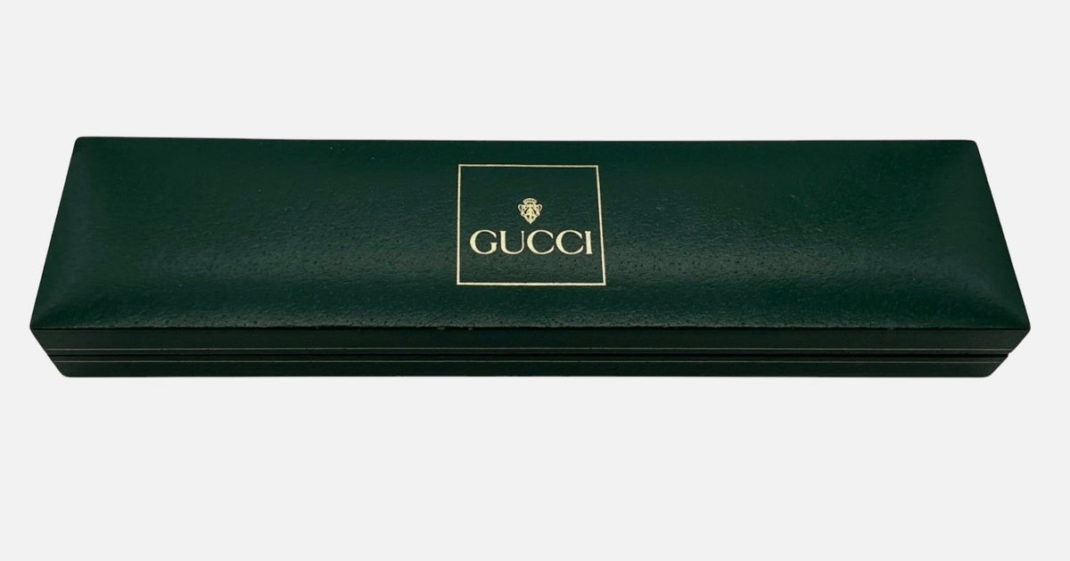 Genuine 1990s Gucci Ladies’ Slim Presentation Watch Box – Fantastic Condition
