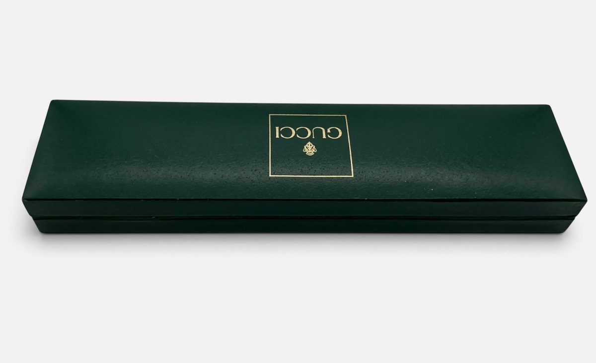 Genuine 1990s Gucci Ladies’ Slim Presentation Watch Box – Fantastic Condition