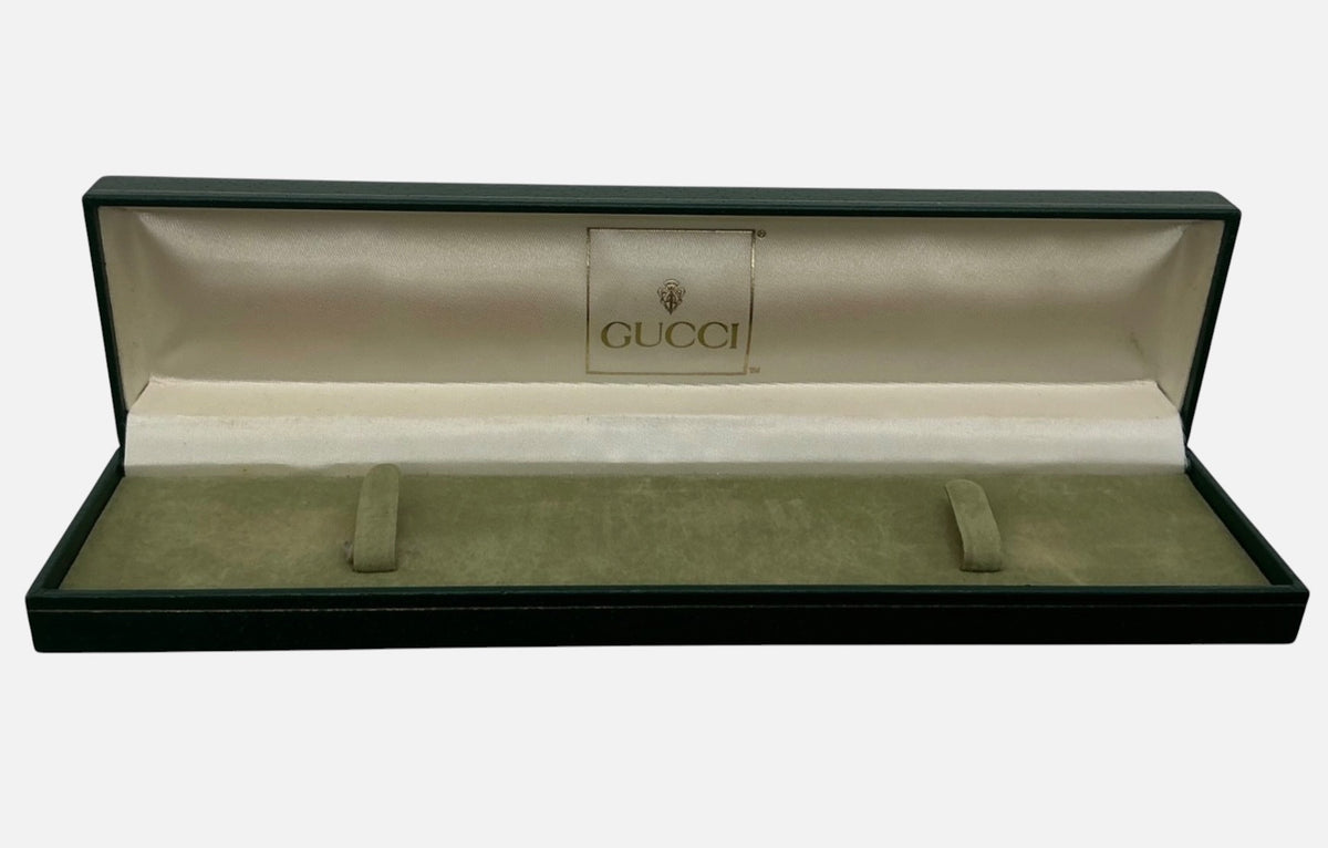 Genuine 1990s Gucci Ladies’ Slim Presentation Watch Box – Fantastic Condition