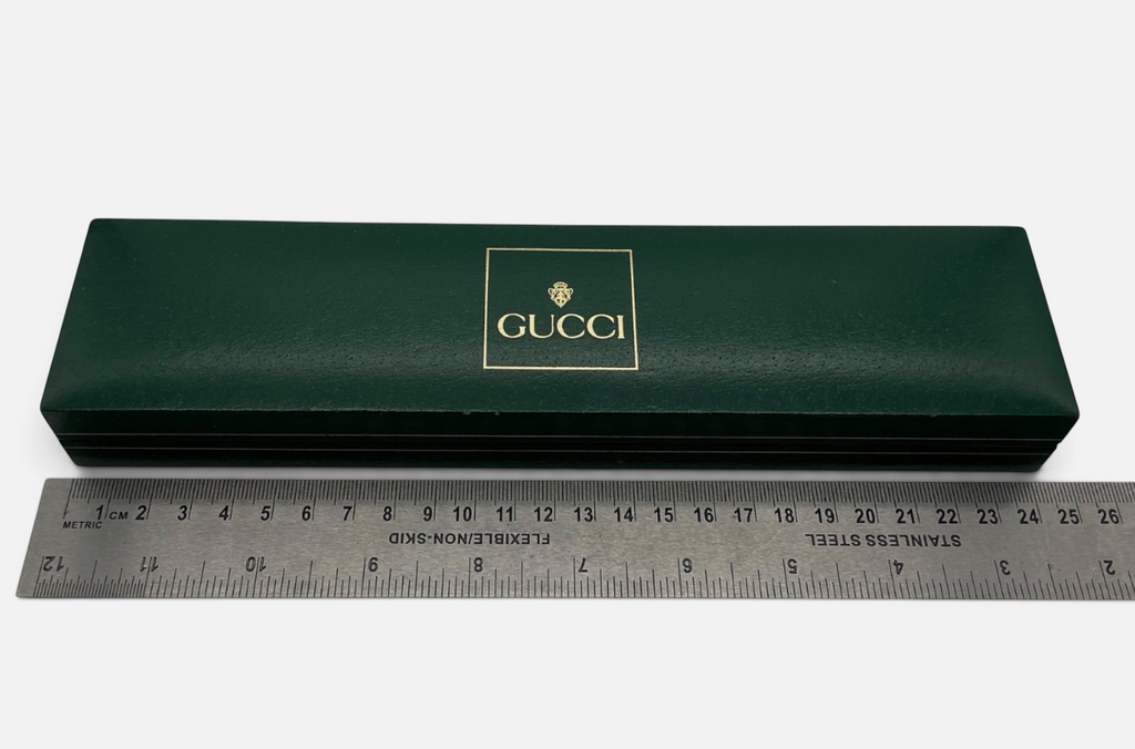 Genuine 1990s Gucci Ladies’ Slim Presentation Watch Box – Fantastic Condition