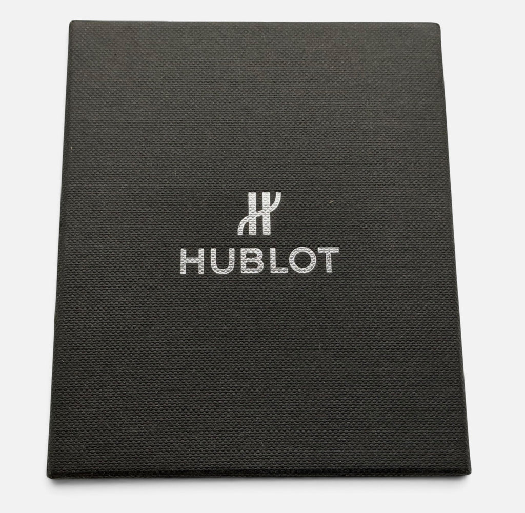 Genuine Hublot OEM Black Watch Box With Travel Pouch & Watch Cushion