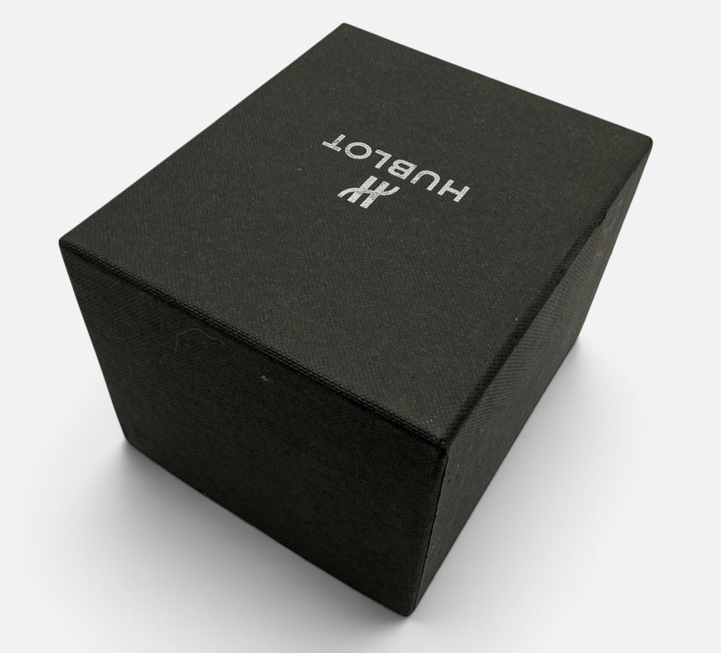 Genuine Hublot OEM Black Watch Box With Travel Pouch & Watch Cushion