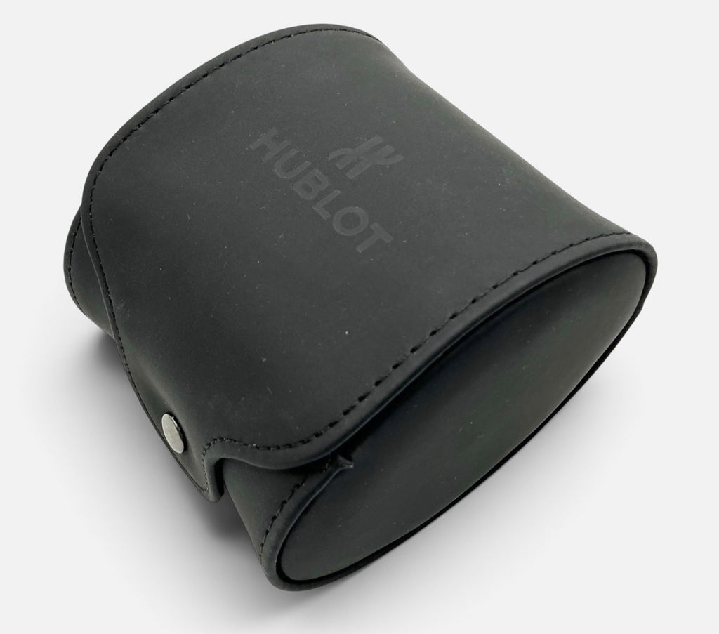 Genuine Hublot OEM Black Watch Box With Travel Pouch & Watch Cushion