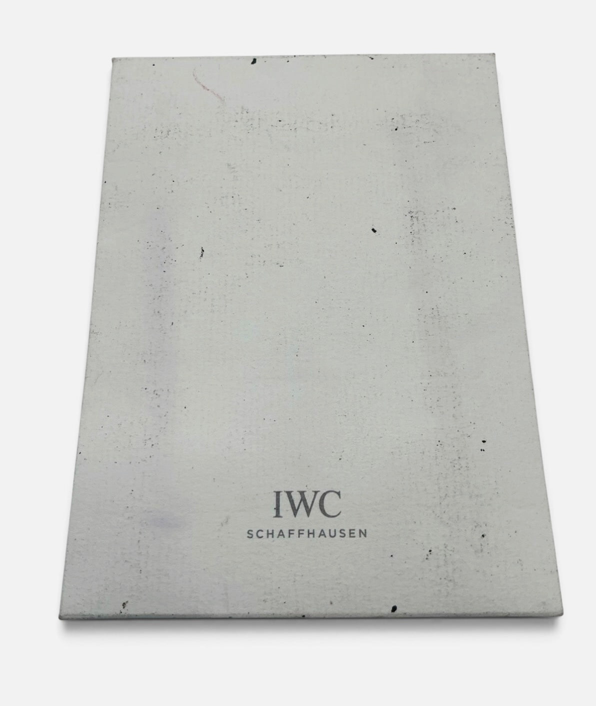 Genuine IWC Schaffhausen Black Microfibre Cleaning Cloth with Original Sleeve - 2010