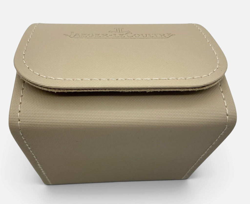 Jaeger‑LeCoultre Ladies Watch Box Set – Pristine – Suede/Fabric Pouch, Cushion, Sleeve, OEM