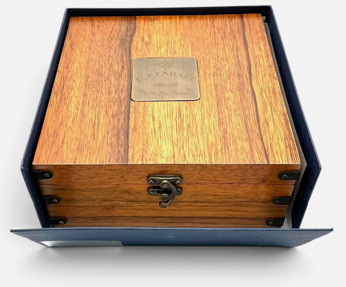 L. Kendall OEM Solid Wood Presentation Box Set – Complete with Inner Tray, Cushion & Outer Case
