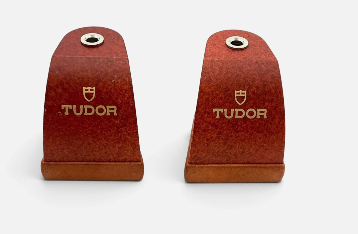 TUDOR Boutique Watch Stands • Pair • Swiss-Made Retail Display • Ref. TMA 0210