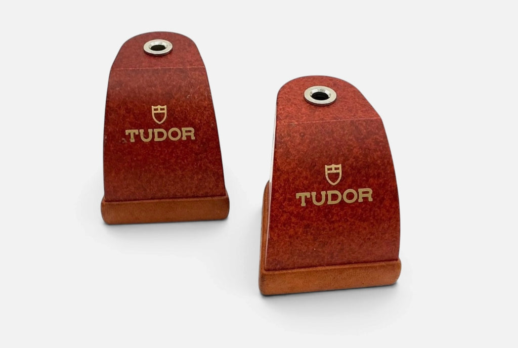 TUDOR Boutique Watch Stands • Pair • Swiss-Made Retail Display • Ref. TMA 0210