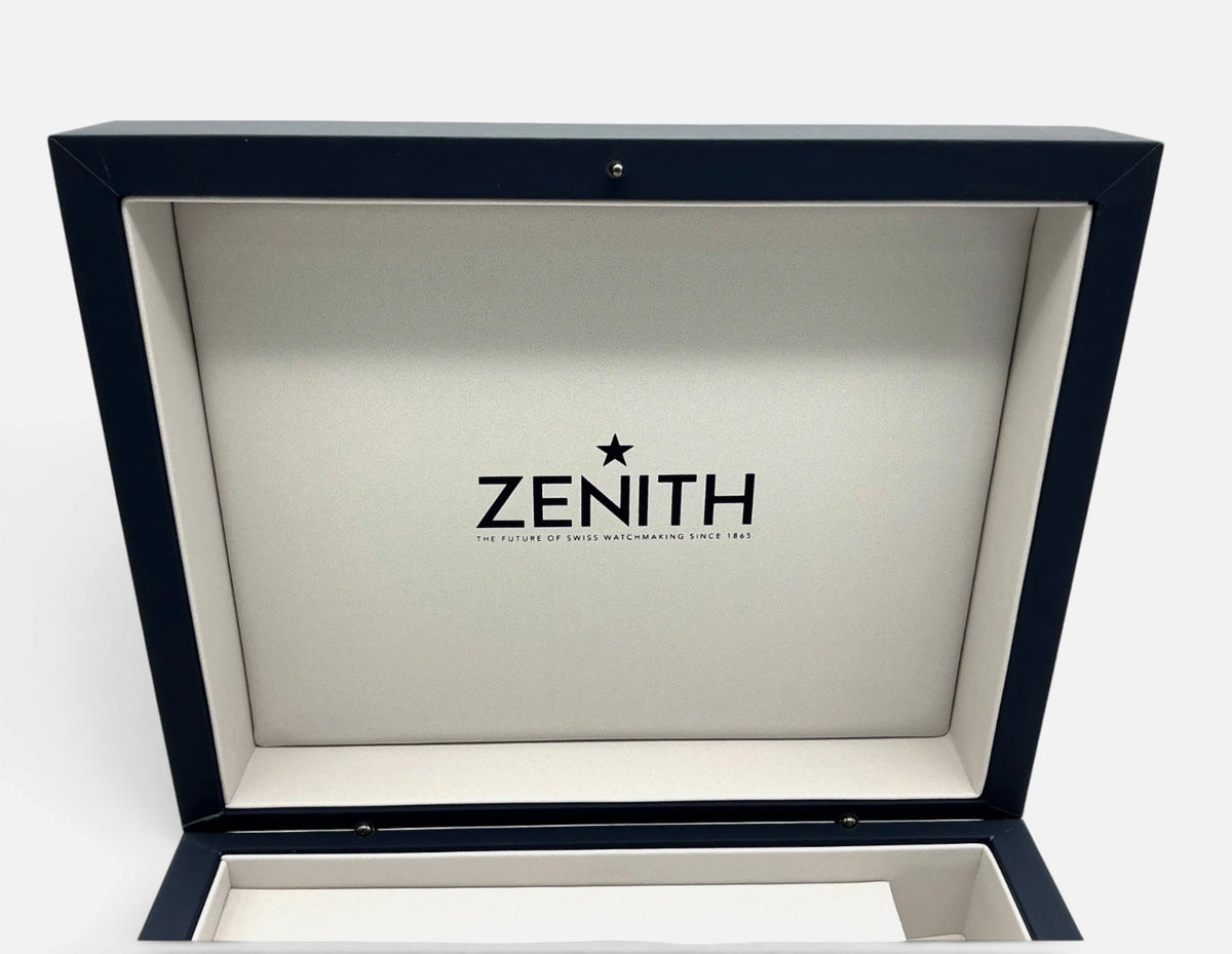 Genuine Zenith Blue Inner Watch Box • OEM Presentation Box