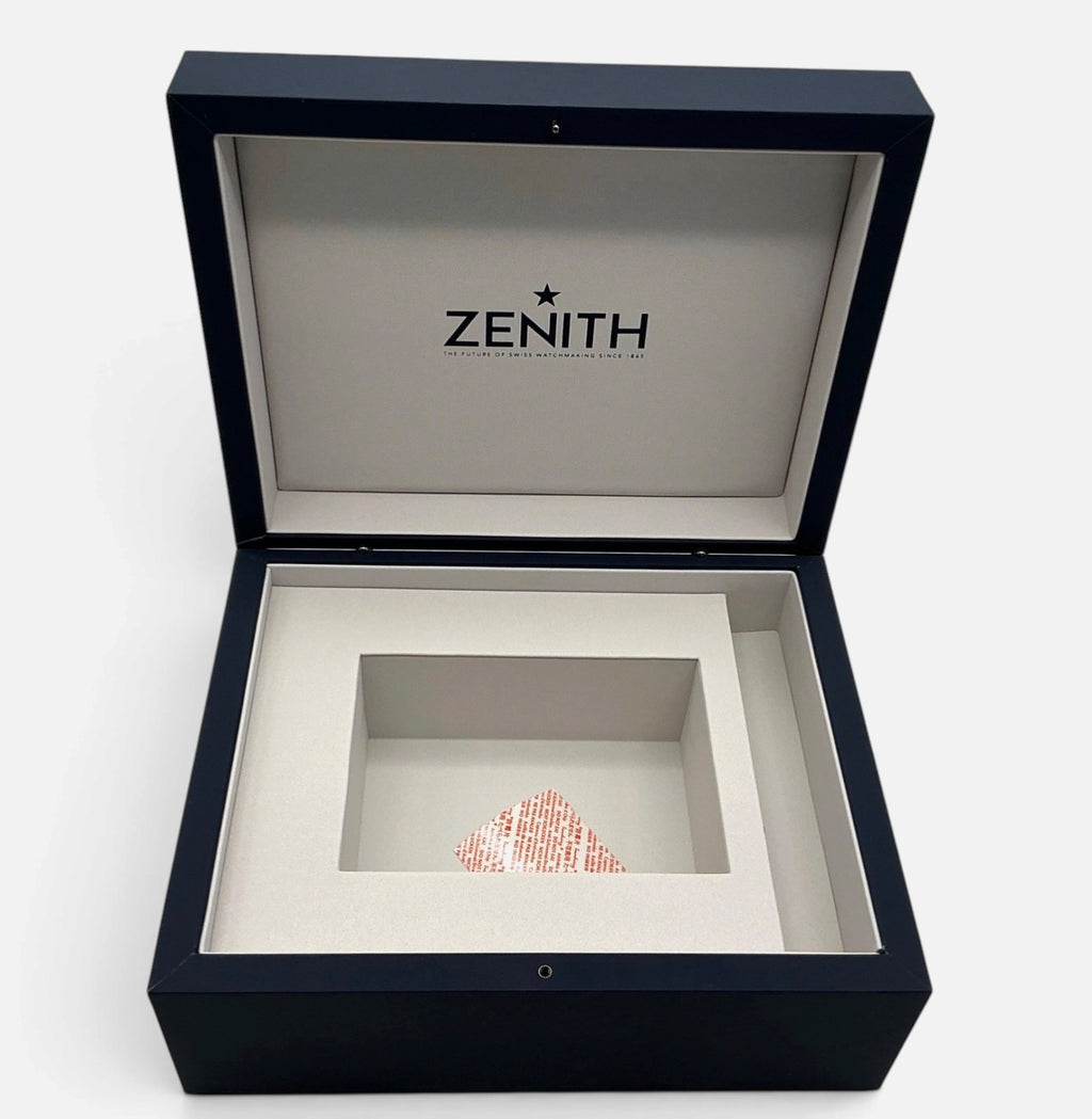 Genuine Zenith Blue Inner Watch Box • OEM Presentation Box