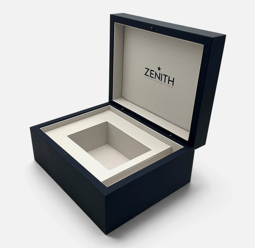 Genuine Zenith Blue Inner Watch Box • OEM Presentation Box