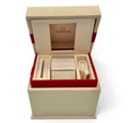 Genuine 2017 Omega De Ville Ladies Watch Box Set – Vertical Style Outer White Box
