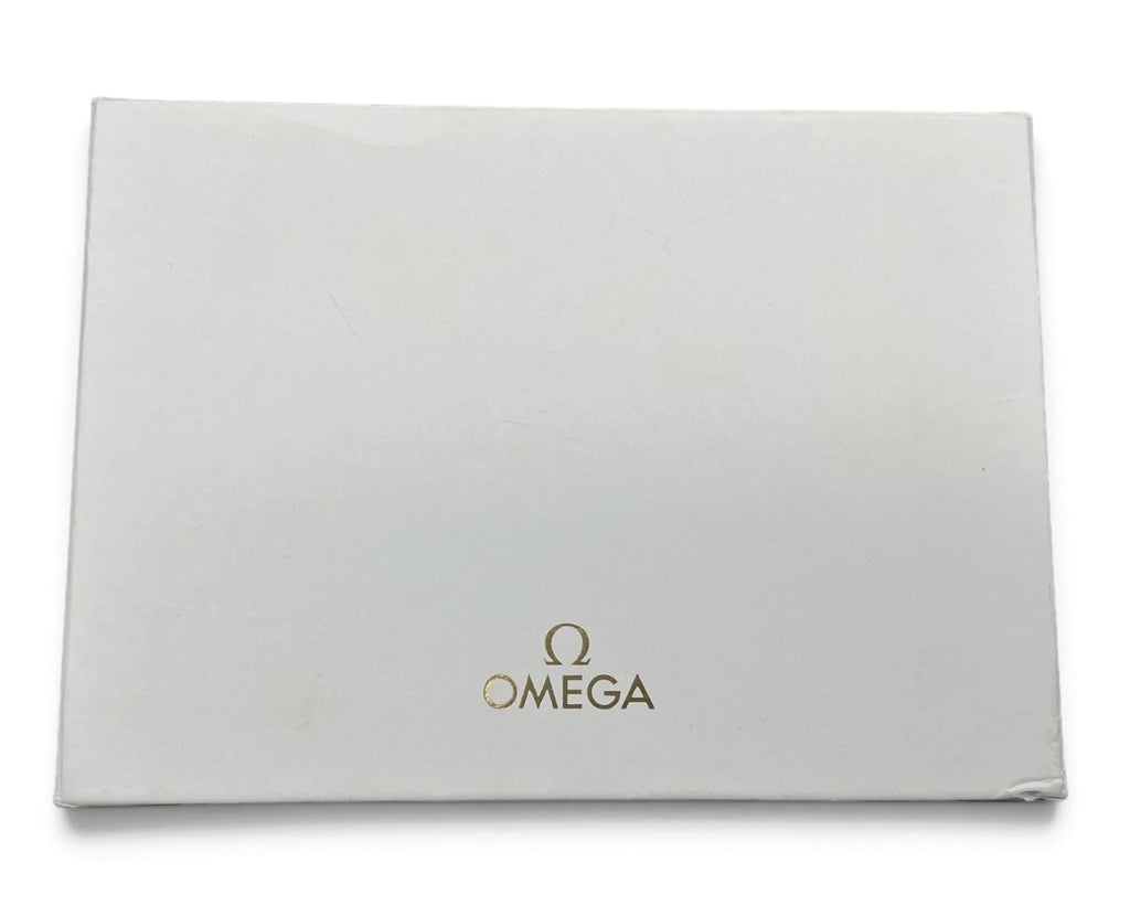 Genuine 2017 Omega De Ville Ladies Watch Box Set – Vertical Style Outer White Box