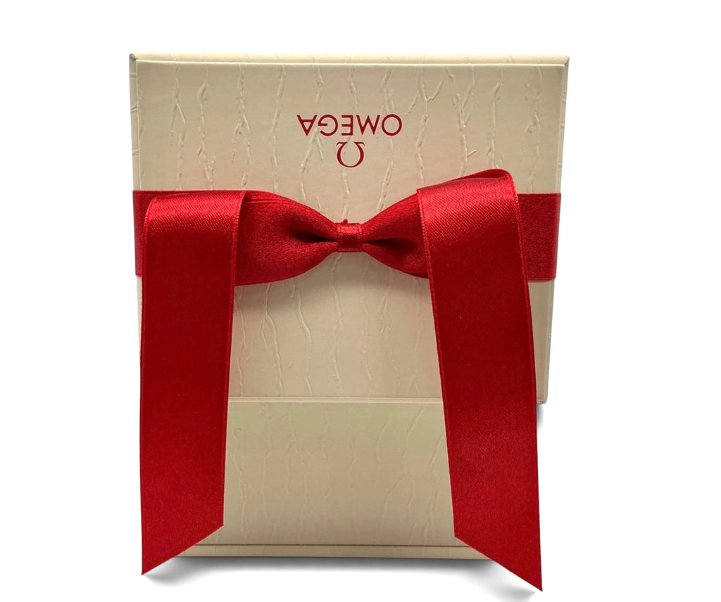 Genuine 2021 Ladies Omega Watch Presentation Box Set – Horizontal Format Outer White Box
