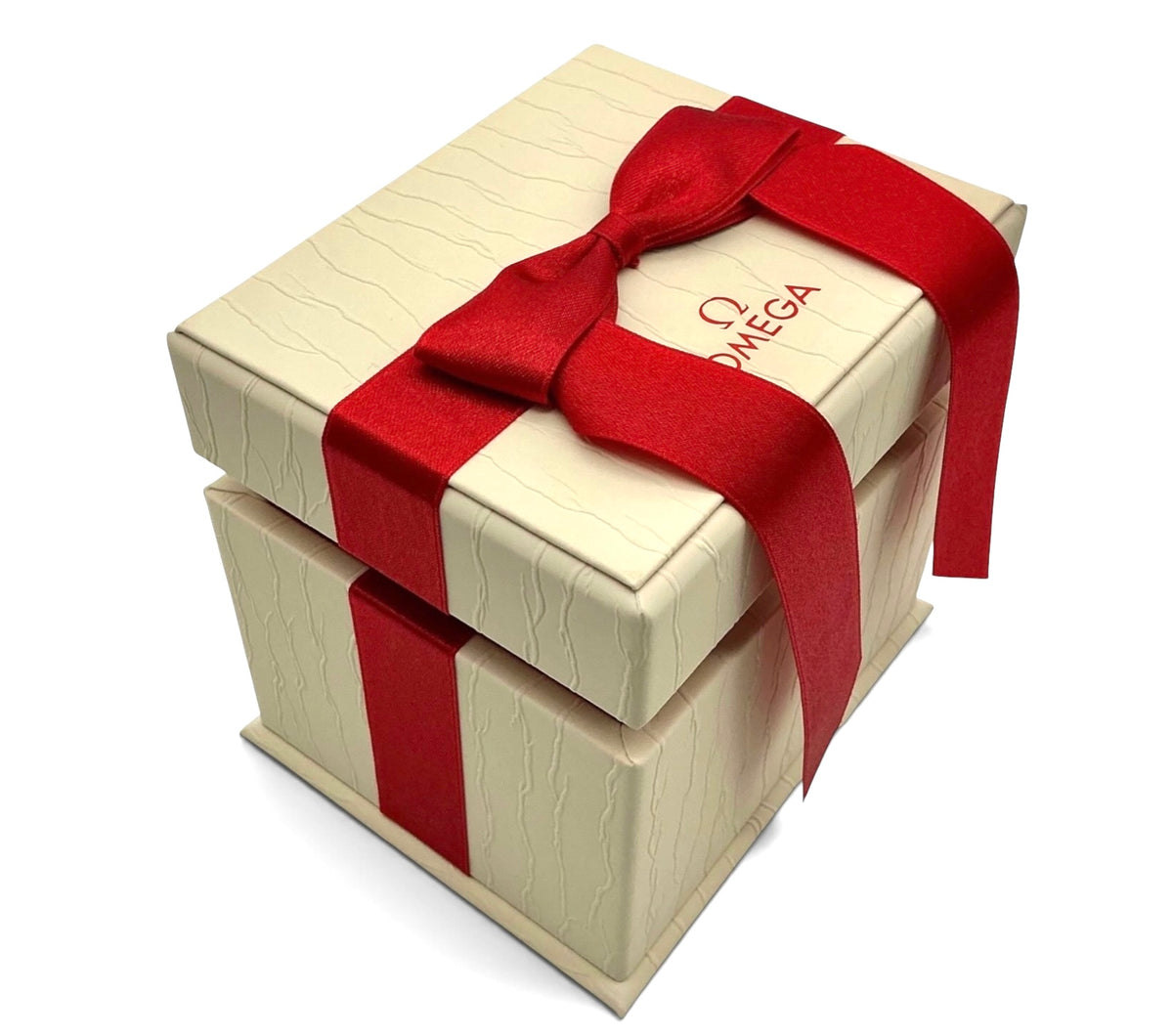 Genuine 2021 Ladies Omega Watch Presentation Box Set – Horizontal Format Outer White Box