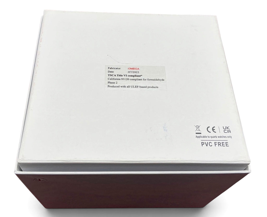 Genuine 2021 Ladies Omega Watch Presentation Box Set – Horizontal Format Outer White Box