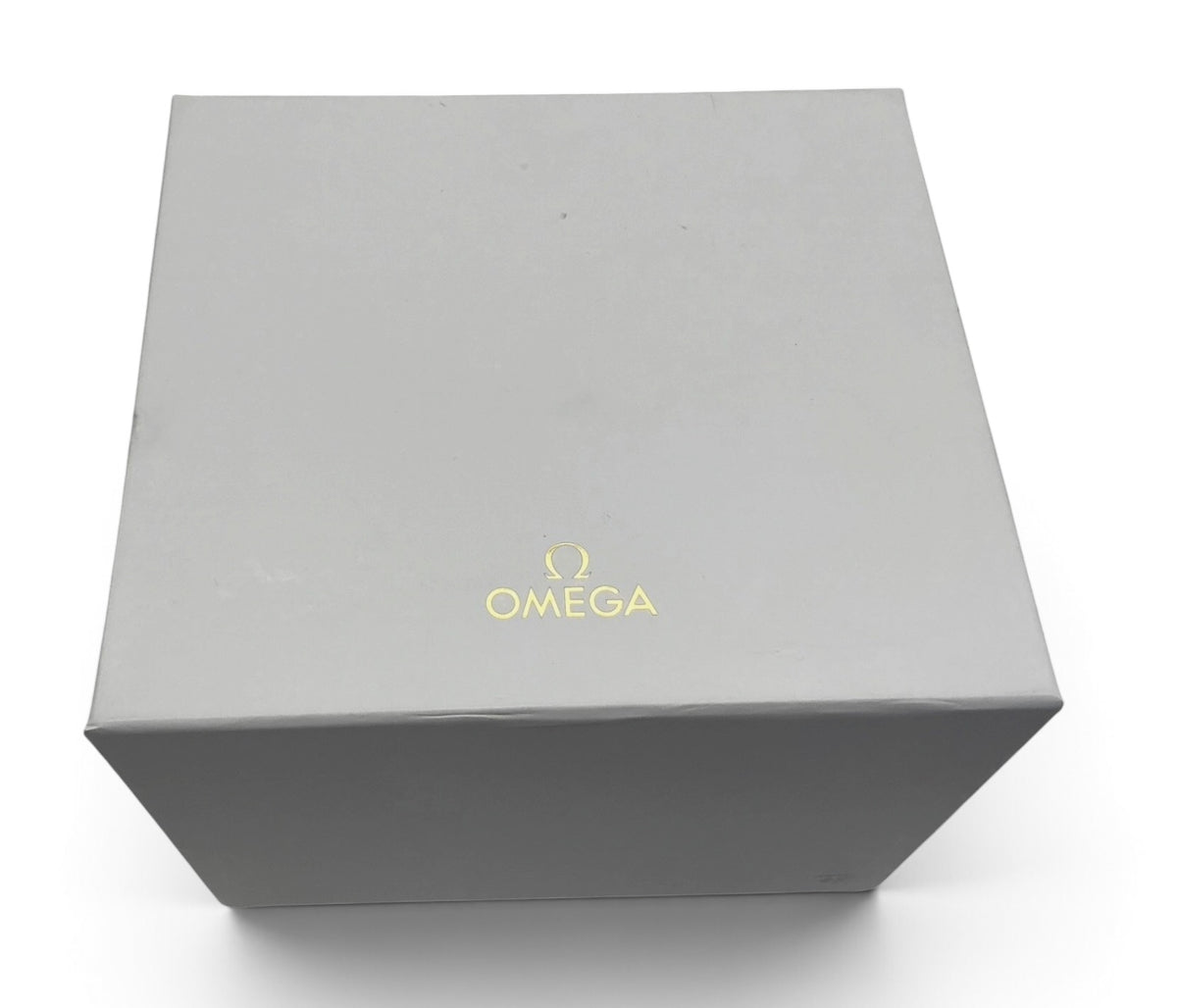 Ladies Omega OEM Outer White Watch Box – 16cm x 14.5cm x 13.5cm