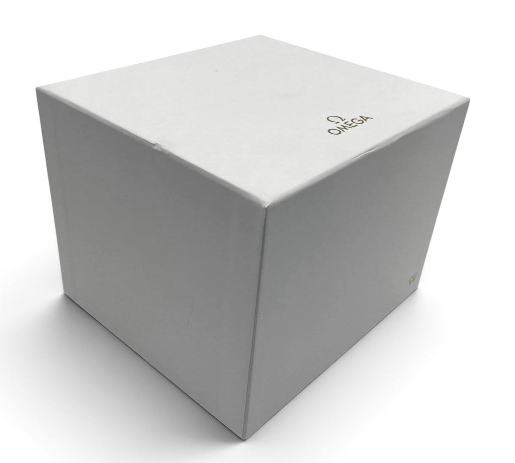 Ladies Omega OEM Outer White Watch Box – 16cm x 14.5cm x 13.5cm