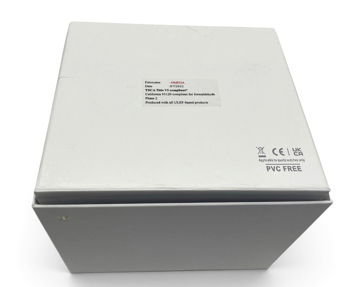 Ladies Omega OEM Outer White Watch Box – 16cm x 14.5cm x 13.5cm