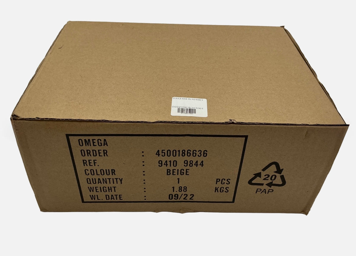 Omega OEM LARGE Brown Outer Cardboard Packaging Box – Ref 9410 9844 – Beige
