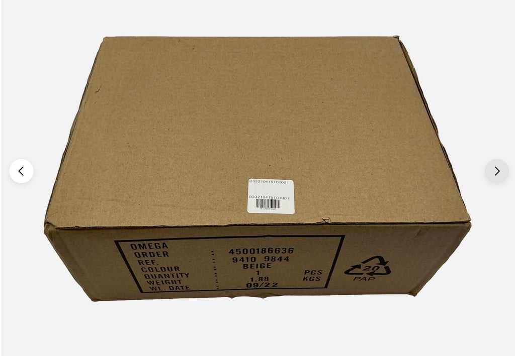 Omega OEM LARGE Brown Outer Cardboard Packaging Box – Ref 9410 9844 – Beige