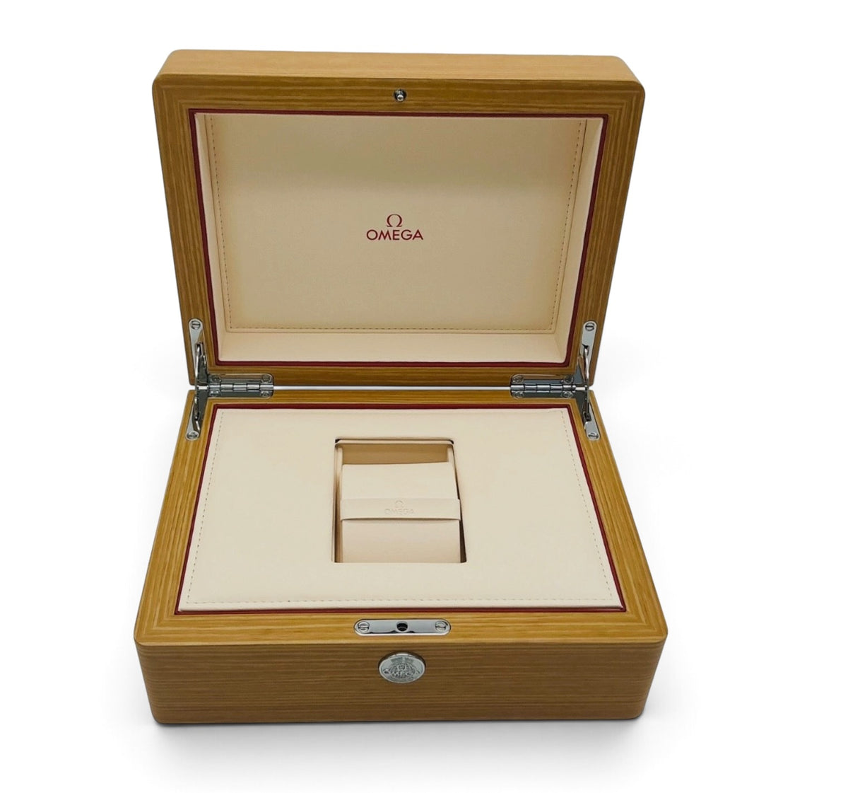 Genuine Omega OEM Presentation Box Set – Beige Matte-Finish Inner Box