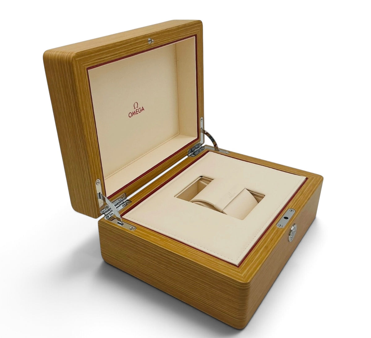 Genuine Omega OEM Presentation Box Set – Beige Matte-Finish Inner Box