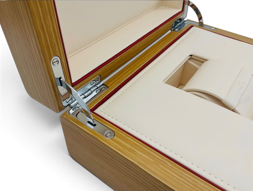 Genuine Omega OEM Presentation Box Set – Beige Matte-Finish Inner Box