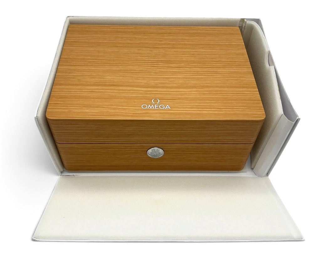 Genuine Omega OEM Presentation Box Set – Beige Matte-Finish Inner Box