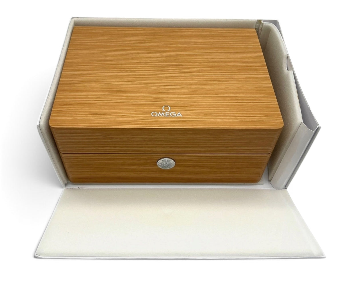Genuine Omega OEM Presentation Box Set – Beige Matte-Finish Inner Box