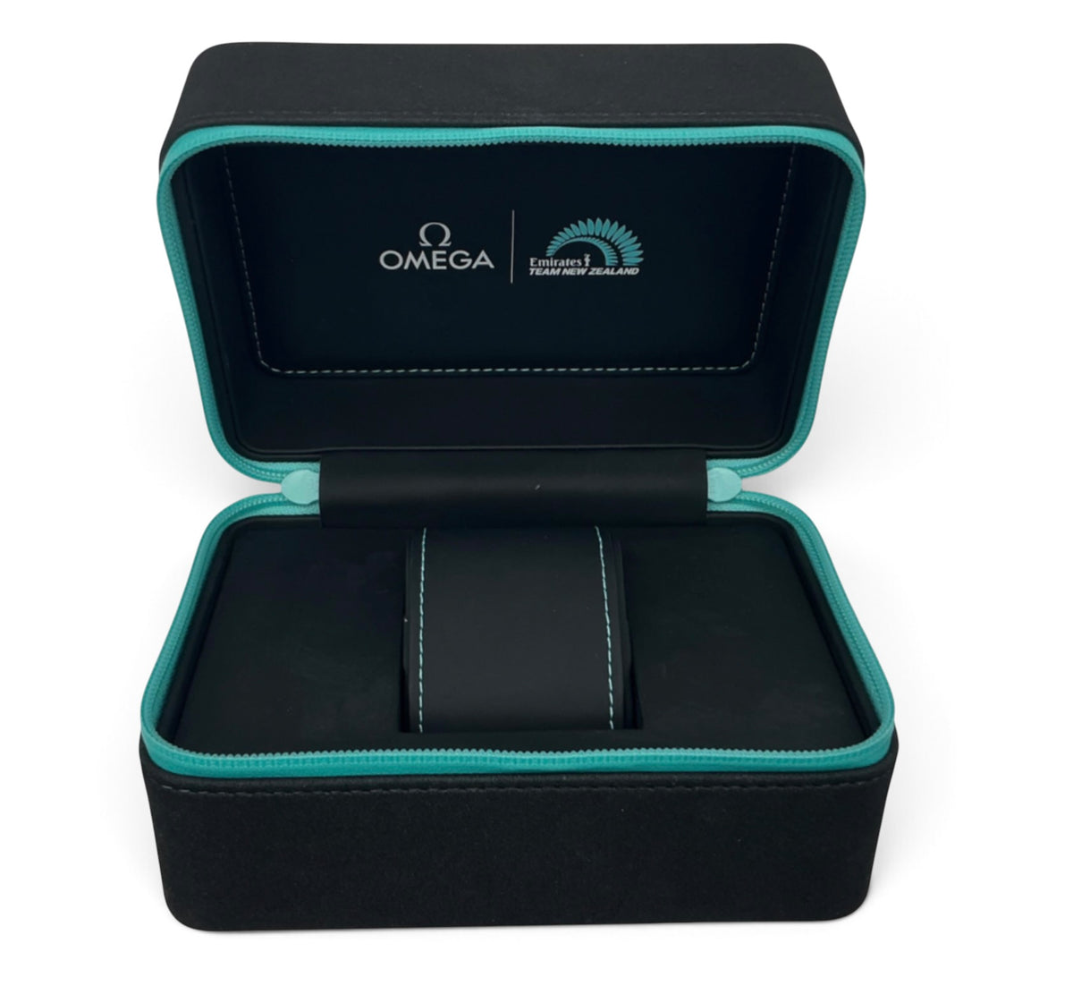 Omega Seamaster Planet Ocean Deep Black ETNZ – Emirates Team New Zealand America’s Cup Watch Box (2023)