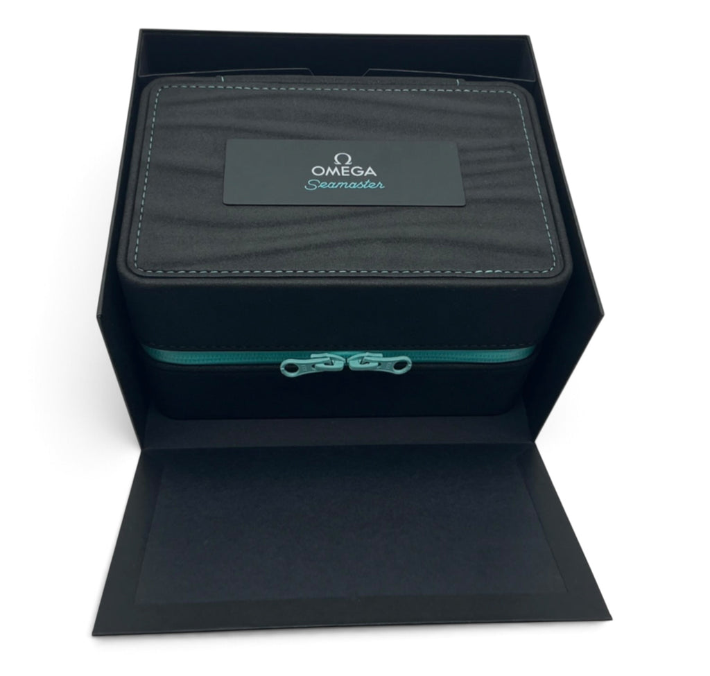 Omega Seamaster Planet Ocean Deep Black ETNZ – Emirates Team New Zealand America’s Cup Watch Box (2023)