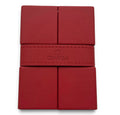 Genuine Omega Red Cube Faux Leather Watch Travel Case – Complete Set with Sleeve