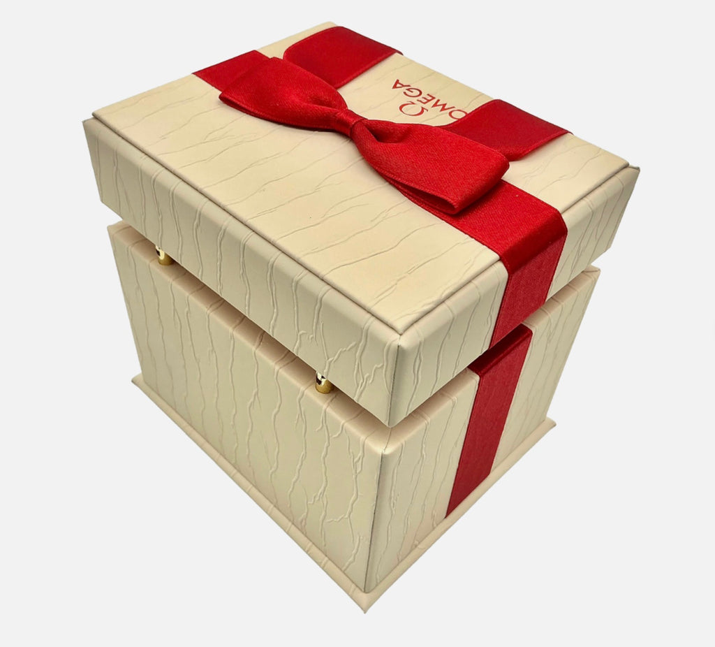 Ladies Omega Aqua Terra 28mm OEM Watch Box Presentation Set 220.10.28.60.55.001