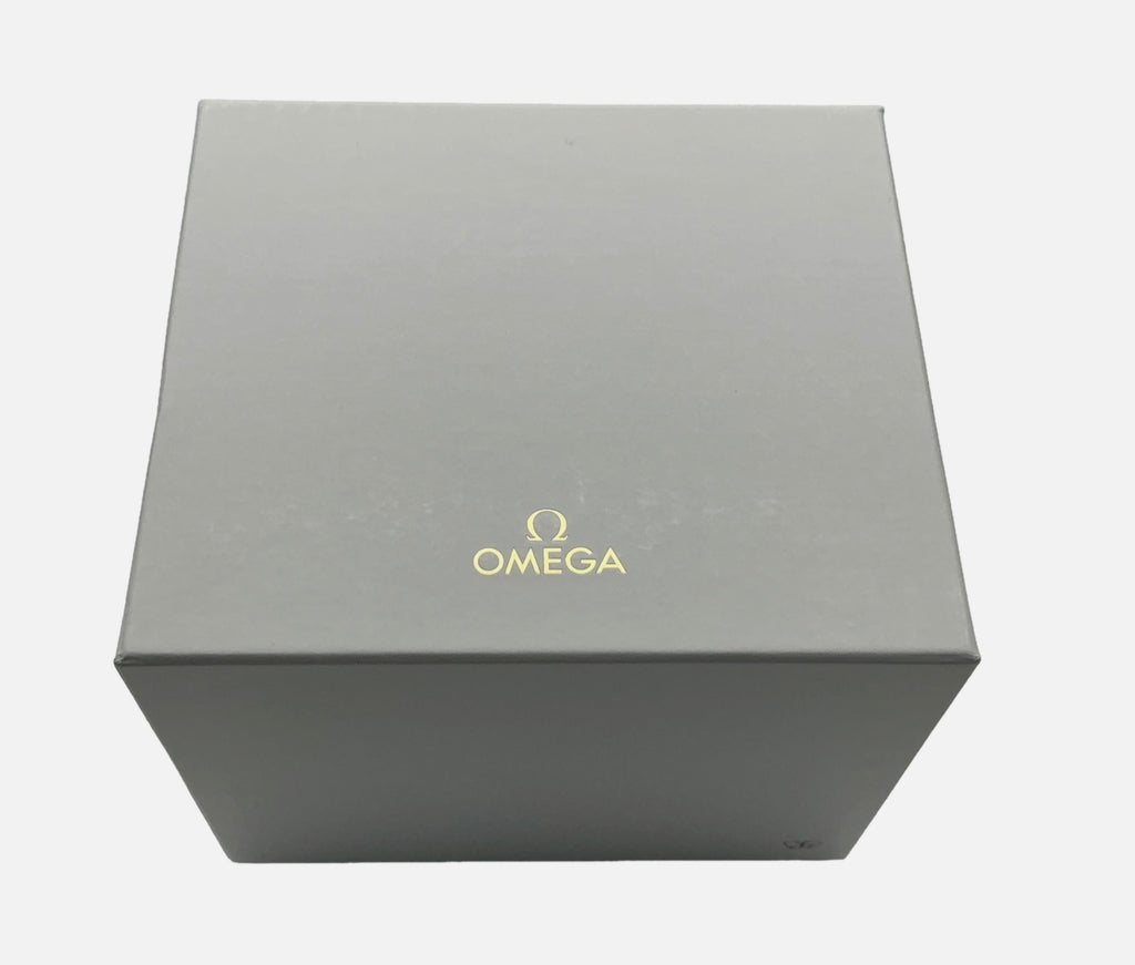 Genuine Ladies Omega OEM Constellation Manhattan 28mm Watch Box Presentation Set, Complete - Ref: O1312028606300