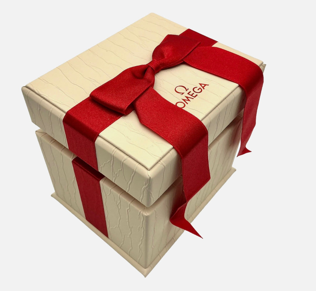 Genuine Omega Ladies De Ville Prestige Quartz 25mm OEM Watch Box Presentation Set, Full Set - Ref: O13110256055001