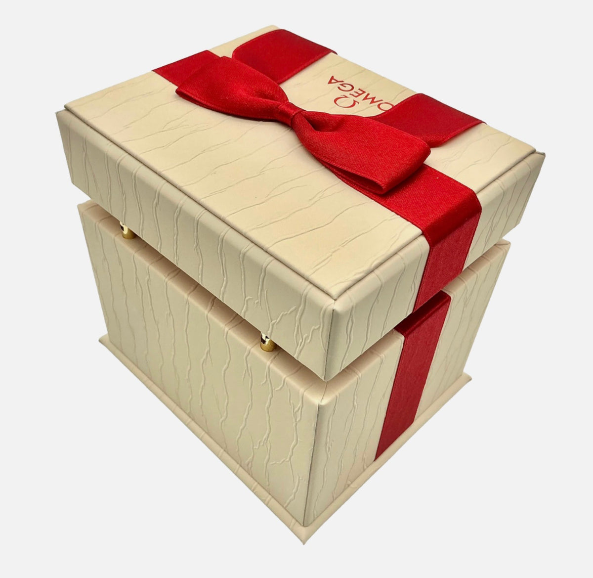 Genuine Omega Ladies De Ville Prestige Quartz 25mm OEM Watch Box Presentation Set, Full Set - Ref: O13110256055001