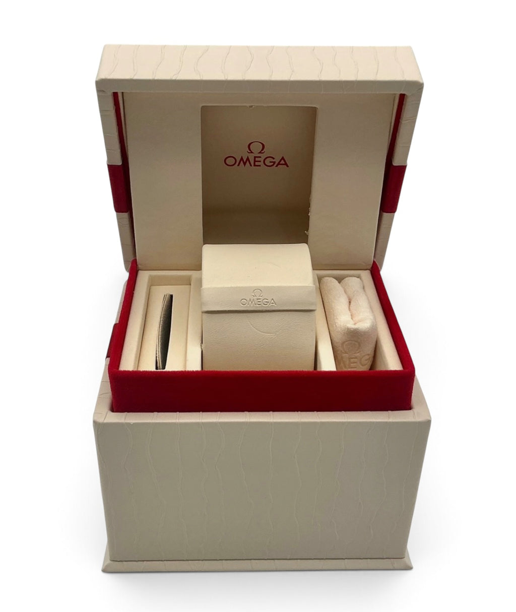 Genuine 2020 Ladies Omega OEM Watch Box Presentation Set, De Ville, Aqua Terra +