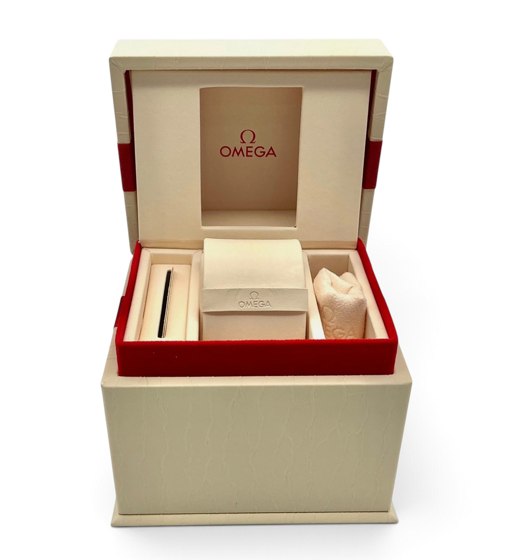 Genuine 2021 Ladies Omega OEM Watch Box Presentation Set De Ville, Constellation