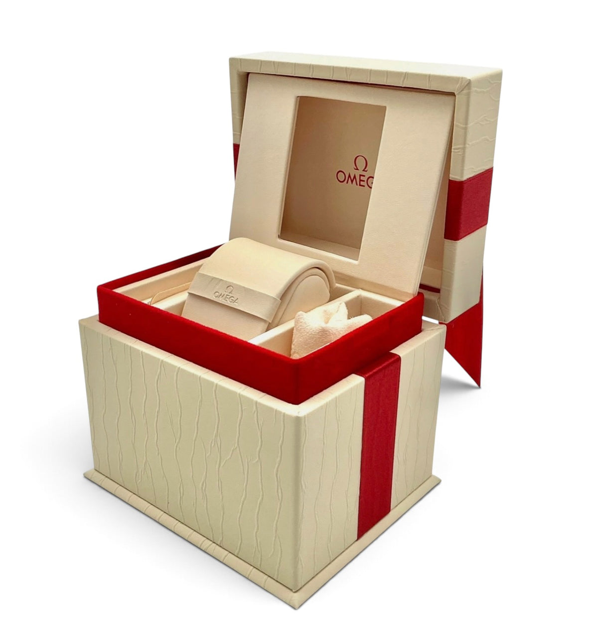 Genuine 2021 Ladies Omega OEM Watch Box Presentation Set De Ville, Constellation