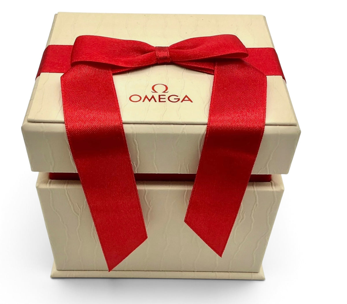 Genuine 2019 Ladies Omega Watch Box Presentation Set, Inner Box, Cushion & Pouch