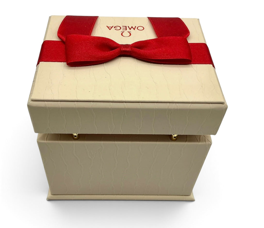 Genuine 2019 Ladies Omega Watch Box Presentation Set, Inner Box, Cushion & Pouch