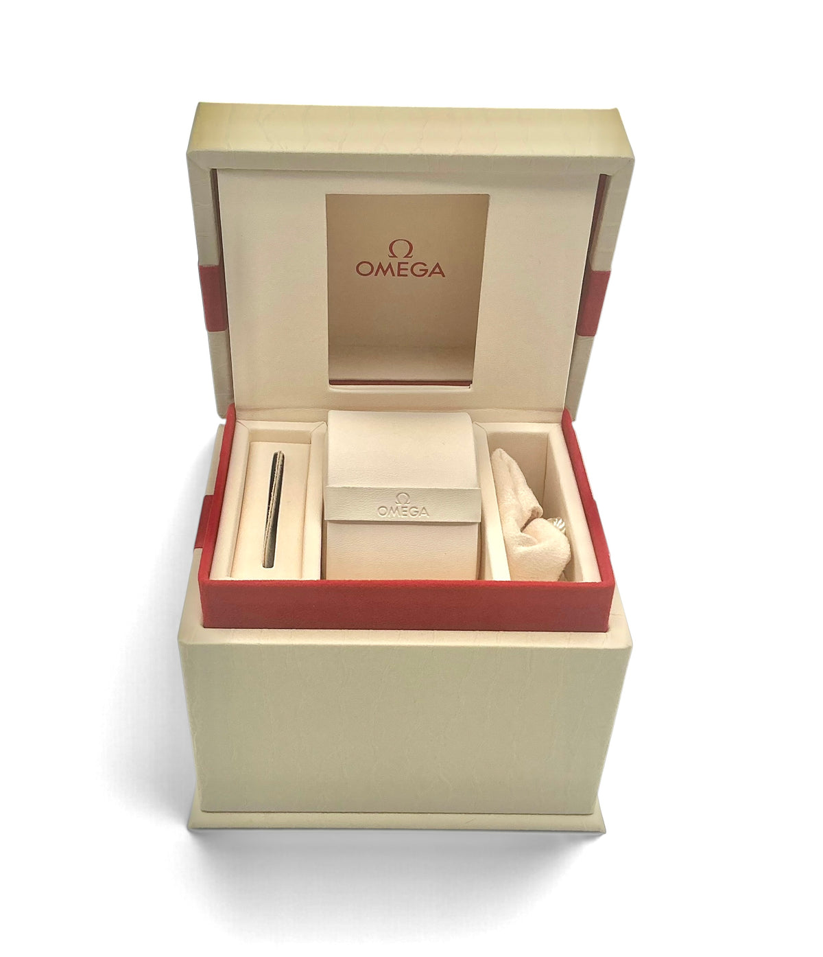 Genuine Ladies Omega Aqua Terra 220.10.28.60.54.001 Watch Box Presentation Set