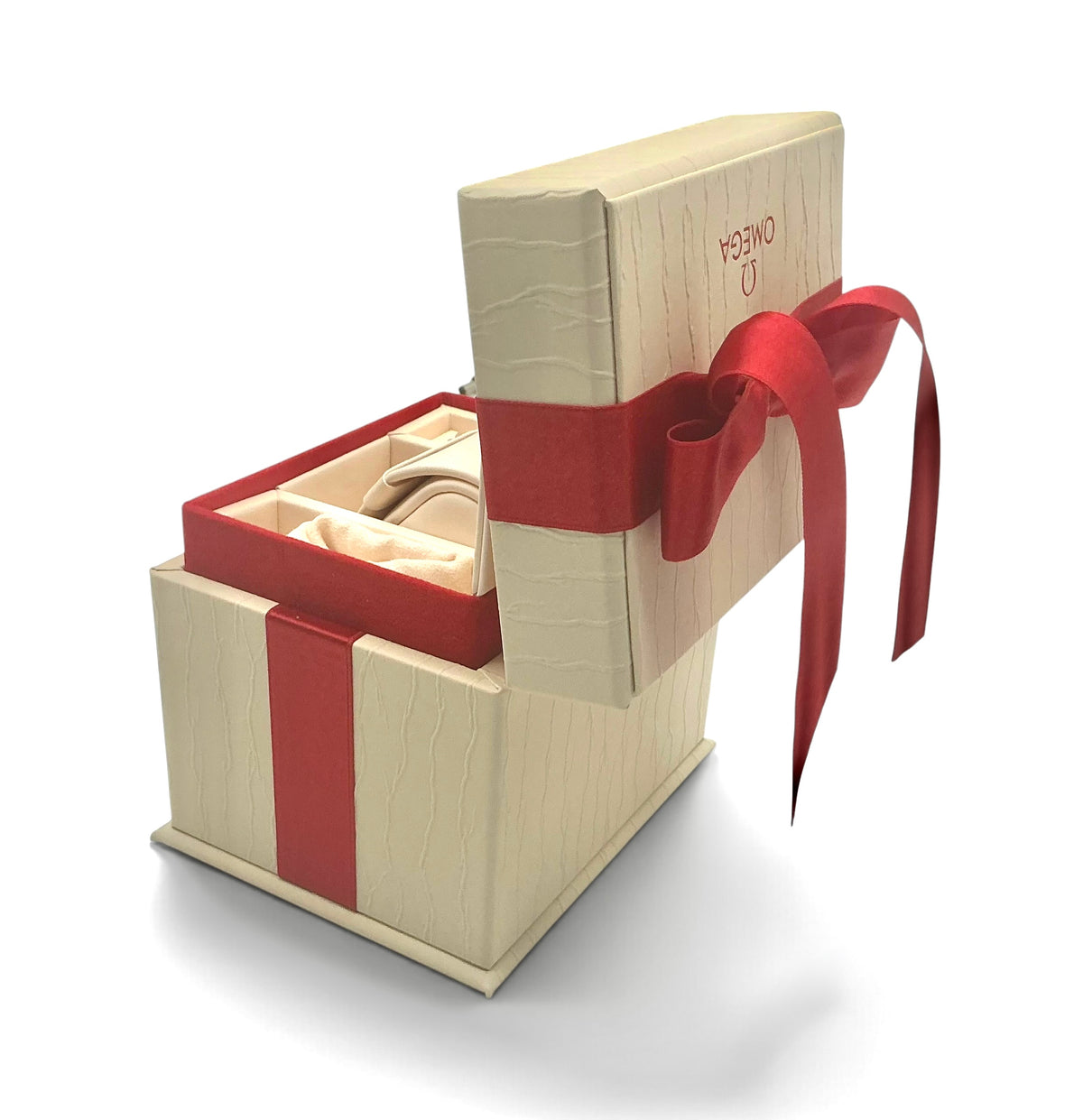 Genuine Ladies Omega Aqua Terra 220.10.28.60.54.001 Watch Box Presentation Set