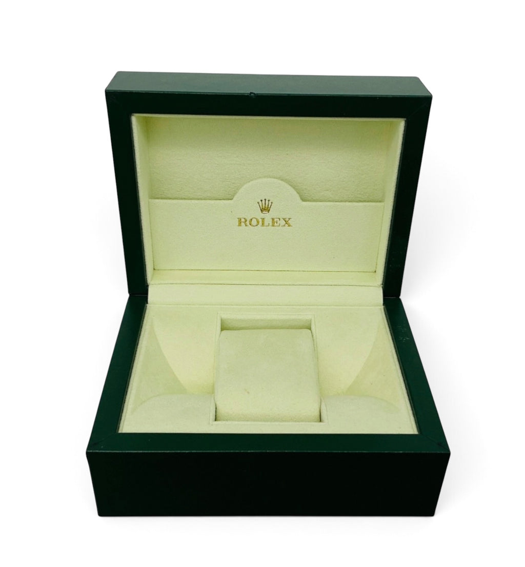Genuine Rolex 30.00.02 OEM Small Wave-Top Watch Box Presentation Set – Full Set