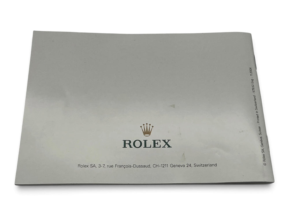 Genuine Rolex 30.00.02 OEM Small Wave-Top Watch Box Presentation Set – Full Set