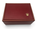Rolex OEM Vintage Watch Box 14.00.02 – Red With Outer Box and Cushion – 1970s/1980s