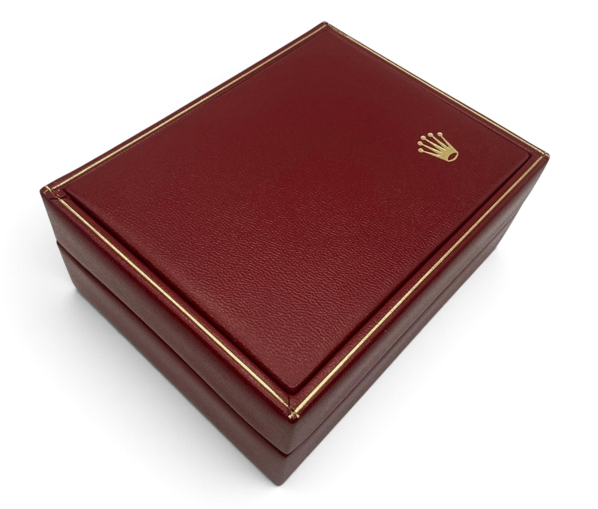 Rolex OEM Vintage Watch Box 14.00.02 – Red With Outer Box and Cushion – 1970s/1980s